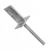 Domax PSW 70 Pätka stĺpiku zapustená 71x130x71x8mm