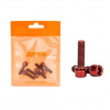 Titánové skrutky predstavce M5x18 mm, súprava 6 ks - Červené