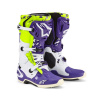 ALPINESTARS topánky TECH 10 limitovaná edícia DIRT STUDIOS, ALPINESTARS (bílá/fialová/žlutá fluo) 2025 - 42