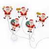 Solight LED okenní řetěz Santa 6x LED přísavný 120cm 2x AA 1V251