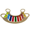 Montessori drevená balančná hojdačka, 74 cm viacfarebná