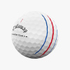 Golfové loptičky Callaway Chrome Tour X, biele, Triple Track 26 (s pásikmi pre presnejšie zamierenie), 3-balenie 3bal.