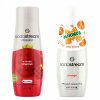 SodaStream Malina Zero + Mirinda Zero Cukor Koncentrát Sirup pre Saturátor