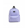 Kockovaný mestský batoh Vans Old Skool Check Backpack - purple haze
