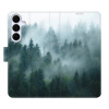 Flip pouzdro iSaprio - Samsung Galaxy S25 FE - Dark Forest s kapsičkami na karty (Flipové knížkové pouzdro, obal, kryt iSaprio s přihrádkami na karty a motivem)