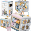 Viga Toys VIGA PolarB Activity Box Drevené vzdelávacie herné centrum 5v1 kocka