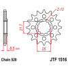 JT Reťazové koliečko JT JTF 1516-15 15T, 520