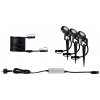 Paulmann P plus S Spot Set Sting 2200K 94729 Osvětlovací systém Plug a Shine startovací sada LED zahradních reflektorů LED 18.9 W zlatá antracitová