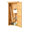 Vevor Záhradný skladovací box drevený, kovový rám, poličky 31.5×63.8 inch PDHWCWJPD5010R10XV0