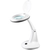 Rebel NAR0460-2 Stolná lampa s lupou 5D, 6 W, 450 lm, biela