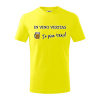 In vino veritas in pivo taky (Hana-creative) - Tričko detské bavlnené - 134 cm/8 rokov ( Citrónová )