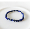 Prsteň z liečivého kameňa lapisu lazuli na gumičke (Náramok na gumičku s minerálom - lapis lazuli)