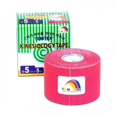 TEMTEX Kinesiology tape 5 cm x 5 m 1 kus - Temtex Kinesio Tape ružová 5cm x 5m