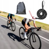 Ťahové lano na bicykel, bungee, horský bicykel, trakčné lano, čierne
