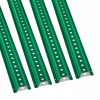 VEVOR Cestovný ukazovateľ 2440x80x35MM 4ks Prenosný držiak značky Stĺpik zelený