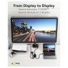 Goobay Goobay 58488 HDMI Switcher Umschalter 3 in 1 out Erweiterung Kabel 4K Manuell 3 porty Prepínač HDMI možné skrutkovať, ARC (Audio Return Channel), možné; 58488