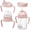 B.box Univerzálny set na učenie pitia - svetloružový 240 ml