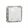 Schneider Electric Sedna Design Žalúziový vypínač biely SDD111104