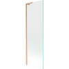 Mexen Next L, 1-krídlová vaňová zástena 60 x 150 cm, 6mm číre sklo, medený profil, 895-060-000-03-00-65