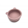THE COTTON CLOUD SILIKÓNOVÁ MISKA TEDDY DUSTY PINK