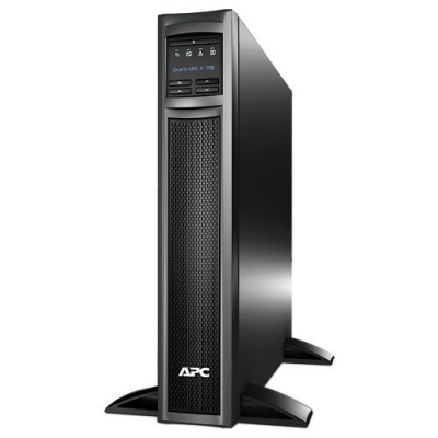 APC Smart-UPS X 750 VA (600 W), stojan 2U/vežový LCD, hl. 49 cm + AP9631 (SMX750INC)