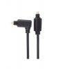 PremiumCord kjtos3-1 Toslink 90°, hrúbka 4 mm, 1m