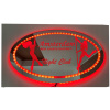 LED RGB zrkadlo AMSTERDAM RED URČENÉ PRE: MAN DAF SCANIA VOLVO TIR LKW