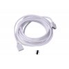 PREDĹŽOVACÍ KÁBEL pre LED RGB pásik, 4-pin konektor, 5m