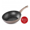 Magichome Panvica Wok Coffee Brown Line 28cm