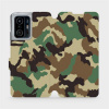 Flipové pouzdro Mobiwear - Xiaomi 11T Pro / Xiaomi 11T - V111P Maskáče (Knížkové flip pouzdro, obal, kryt na mobil Xiaomi 11T Pro / Xiaomi 11T - V111P Maskáče, materiál Umělá kůže + TPU - ochrana 360°