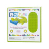 L-W Toys Velká podložka na stavění 50x50 bodů limetková