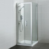 Ideal Standard Synergy - Pevná stena 80 cm, lesklá strieborná/číre sklo L6400EO