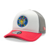 Dětská Kšiltovka New Era - Branded Graphic Patch 9FORTY Trucker - Coral dětské kšiltovky Youth (54-56 cm)