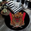 Kúpelňová predložka - Okrúhla alfombra smrť para Silla podlahová podlaha (Kúpelňová predložka - Okrúhla alfombra smrť para Silla podlahová podlaha)