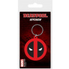 Prívesok na kľúče gumová Deadpool logo