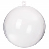 SPRINGOS Vianočná ozdoba Guľa priehľadná 10cm