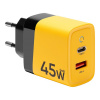 Adaptér Tactical GaN 45W žlty