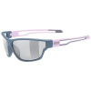 Okuliare Uvex sportstyle 806 V grey rose mat s1-3