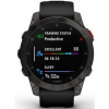 Inteligentné hodinky Garmin epix (Gen 2) Sapphire - Titan Black/Black Silicone Band (010-02582-11)