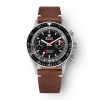 Nivada Grenchen Chronomaster White Lollipop Inter. Bezel - Manual - Brown leather White Stitching + 5 rokov záruka a darček ZADARMO