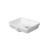 Duravit Vero - Umývadlo zápustné, 43x32 cm, s prepadom, WonderGliss, biela 03304300001