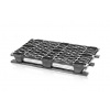 ENPRAG Plastová paleta ľahká s ližinami v. 140 x š. 800 x h. 1200 mm 981230