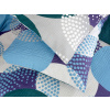 Dreamy Linens Obliečky krepové Farebné kruhy s bodkami