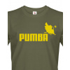 Pánské tričko s potiskem Pumba, Barva Military - 69, Velikost 3XL Bezvatriko.cz 202011