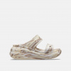 Crocs Classic Crush Marbled Sandal Bone/Multi