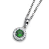 Prívesok s krištáľmi Swarovski Oliver Weber Clear Green 61112GRE