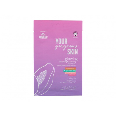 Dr. PAWPAW Your Gorgeous Skin Glowing Sheet Mask (W) 25ml, Pleťová maska