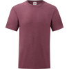 Fruit of the Loom Tričko Valueweight T, krátký rukáv, pánské COT161036n2904-heather bur XL Melír burgundová