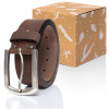 Opasok - Hnedý opasok - Pánsky výrobok (Vanzetti Belt Men's Classic Leather Belt 105)