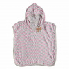 BMB Scandinavian Chevron Bambusové pončo, baby pink, veľ. 2
